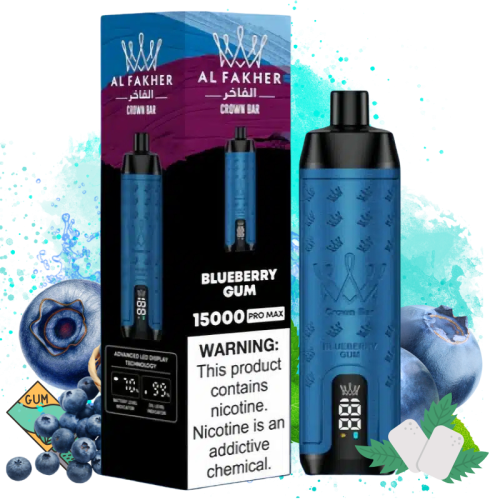 Al Fakher Blueberry Gum Goût - Puff Al Fakher Al Fakher Blueberry Gum Goût - Puff Al Fakher