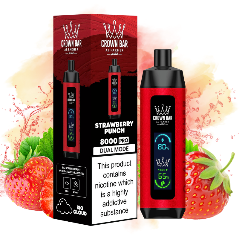 Al Fakher Strawberry Punch Goût - Puff Al Fakher Al Fakher Strawberry Punch Goût - Puff Al Fakher