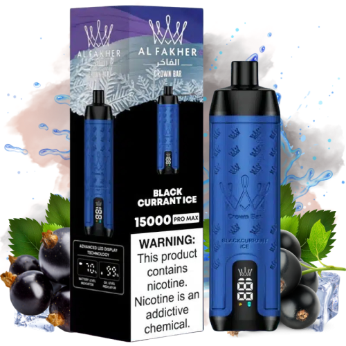 Puff Crown Bar Blackcurrant Ice - Puff Al Fakher Puff Crown Bar Blackcurrant Ice - Puff Al Fakher