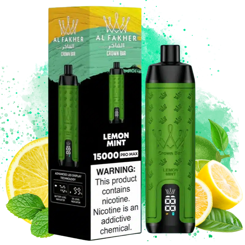 Puff Crown Bar Lemon Mint - Puff Al Fakher Puff Crown Bar Lemon Mint - Puff Al Fakher