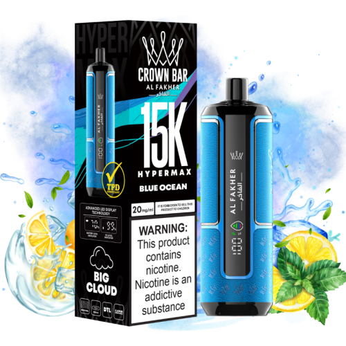 Al Fakher Blue Ocean Goût - Puff Al Fakher Al Fakher Blue Ocean Goût - Puff Al Fakher