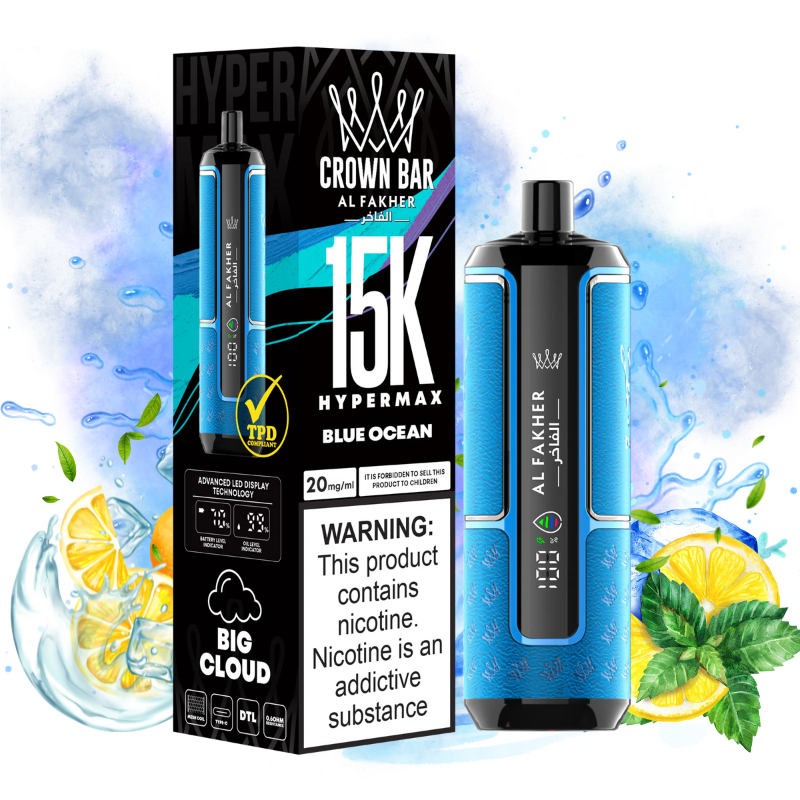Al Fakher Blue Ocean Goût - Puff Al Fakher Al Fakher Blue Ocean Goût - Puff Al Fakher