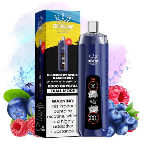 Puff Al Fakher Crystal 8000 Blueberry Sour Raspberry - Puff Al Fakher Puff Al Fakher Crystal 8000 Blueberry Sour Raspberry - Puff Al Fakher