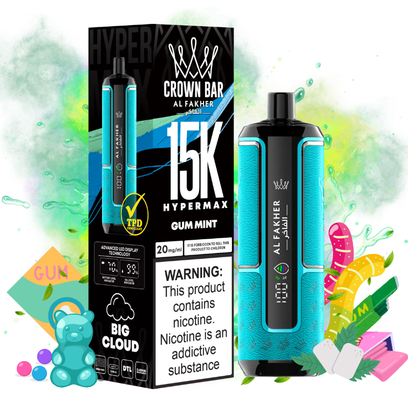 Puff Al Fakher Gum Mint - Puff Al Fakher Puff Al Fakher Gum Mint - Puff Al Fakher