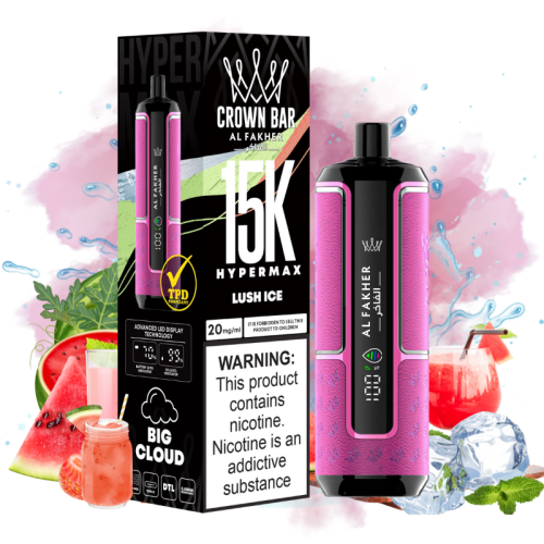 Puff Crown Bar Lush Ice - Puff Al Fakher Puff Crown Bar Lush Ice - Puff Al Fakher