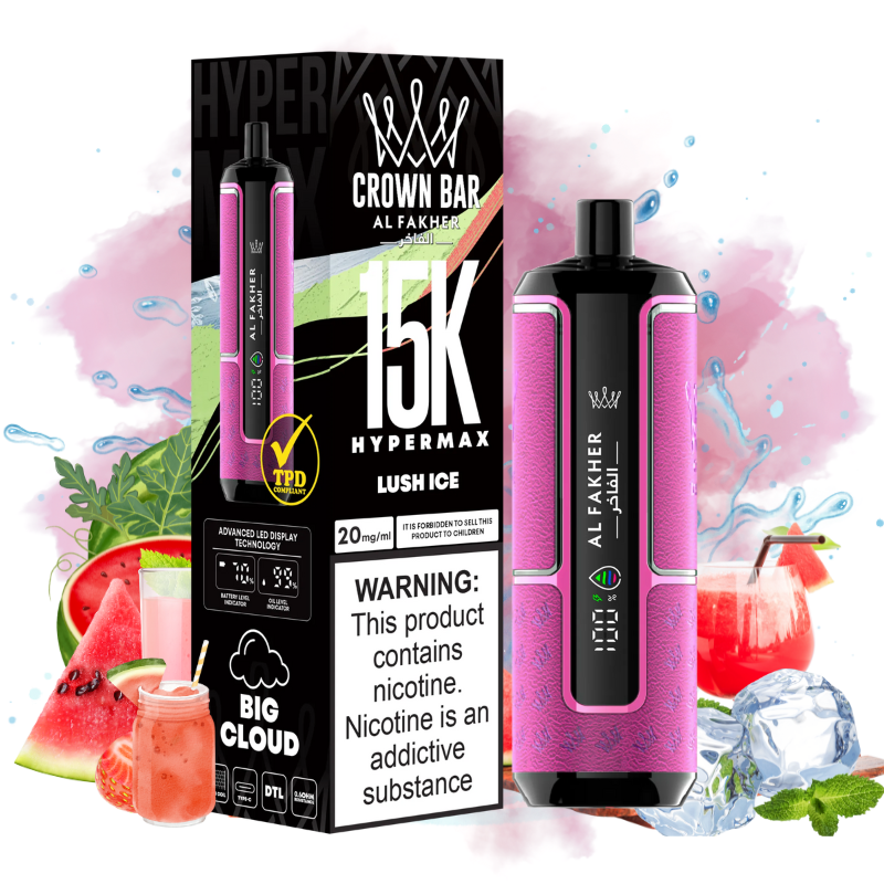 Puff Crown Bar Lush Ice - Puff Al Fakher Puff Crown Bar Lush Ice - Puff Al Fakher