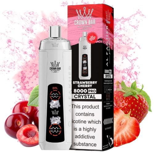 Puff Al Fakher Crystal 8000 Strawberry Cherry - Puff Al Fakher Puff Al Fakher Crystal 8000 Strawberry Cherry - Puff Al Fakher
