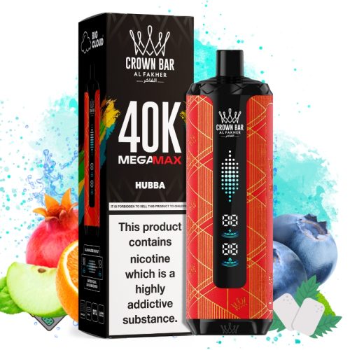Al Fakher Mega Max 40k Hubba Goût - Puff Al Fakher Al Fakher Mega Max 40k Hubba Goût - Puff Al Fakher