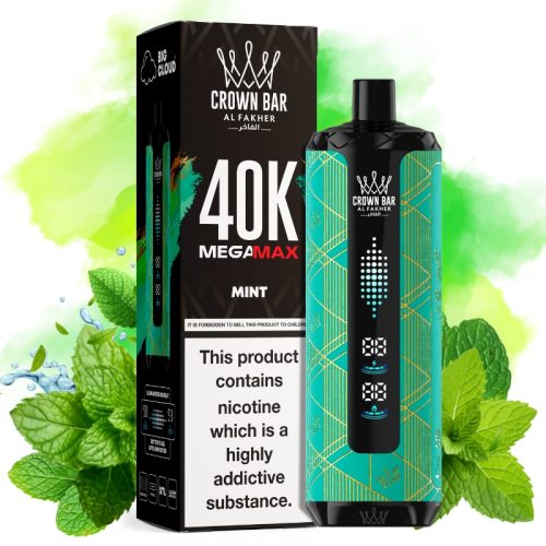 Al Fakher Mega Max 40000 Mint Goût - Puff Al Fakher Al Fakher Mega Max 40000 Mint Goût - Puff Al Fakher