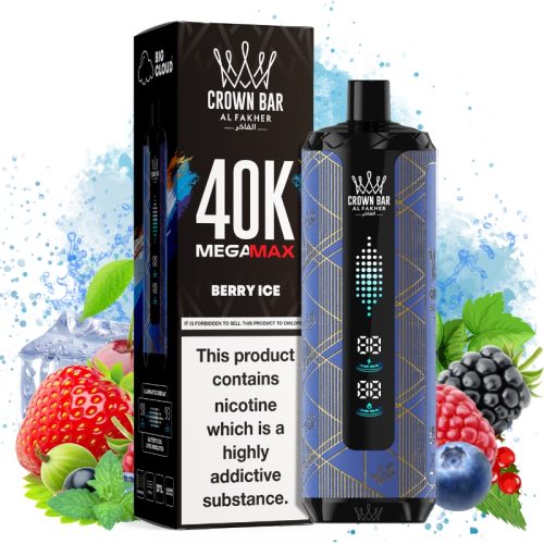 Al Fakher Mega Max 40000 Berry Ice Goût - Puff Al Fakher Al Fakher Mega Max 40000 Berry Ice Goût - Puff Al Fakher