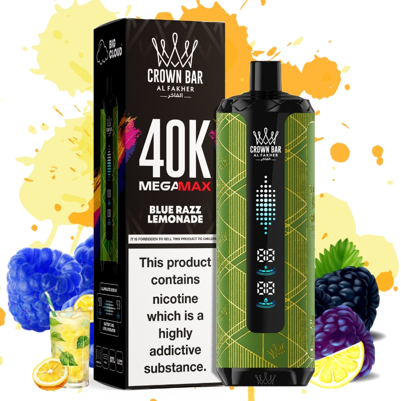 Al Fakher 40000 Blue Razz Lemonade - Puff Al Fakher Al Fakher 40000 Blue Razz Lemonade - Puff Al Fakher