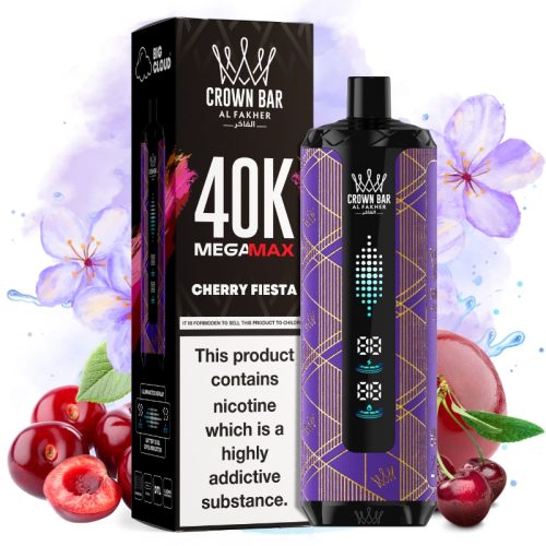 Al Fakher Mega Max 40000 Cherry Fiesta - Puff Al Fakher Al Fakher Mega Max 40000 Cherry Fiesta - Puff Al Fakher
