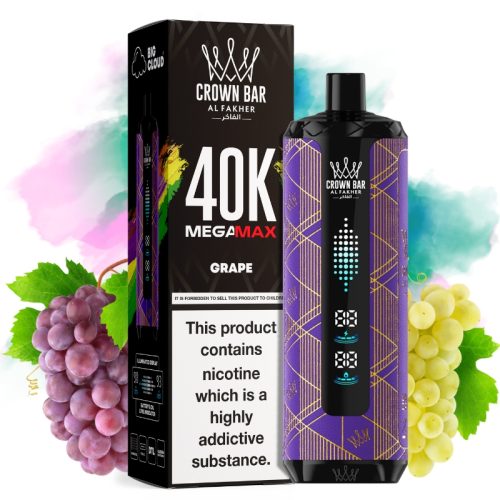 Al Fakher Mega Max 40000 goût Grape - Puff Al Fakher Al Fakher Mega Max 40000 goût Grape - Puff Al Fakher