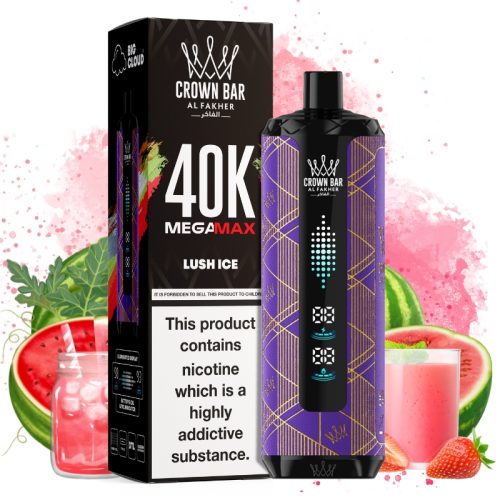 Al Fakher Mega Max 40k Lush Ice Goût - Puff Al Fakher Al Fakher Mega Max 40k Lush Ice Goût - Puff Al Fakher