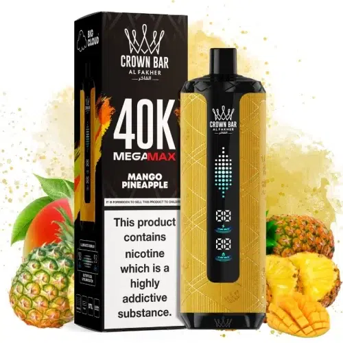 Al Fakher Mega Max 40k Mango Pineapple Goût - Puff Al Fakher