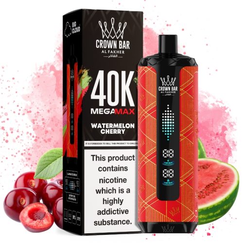 Al Fakher Mega Max 40k Pastèque Cerise - Puff Al Fakher Al Fakher Mega Max 40k Pastèque Cerise - Puff Al Fakher