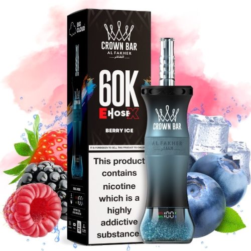Al Fakher E-hose X 60000 Berry Ice Goût - Puff Al Fakher