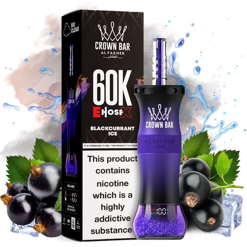 Al Fakher 60000 E-hose X Blackcurrant Ice Goût - Puff Al Fakher Al Fakher 60000 E-hose X Blackcurrant Ice Goût - Puff Al Fakher