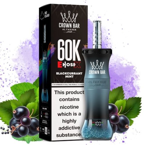 Al Fakher 60000 Blackcurrant Mint Goût - Puff Al Fakher Al Fakher 60000 Blackcurrant Mint Goût - Puff Al Fakher