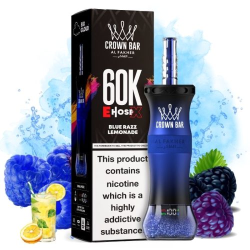 Al Fakher E-hose X 60K Blue Razz Lemonade Goût - Puff Al Fakher Al Fakher E-hose X 60K Blue Razz Lemonade Goût - Puff Al Fakher
