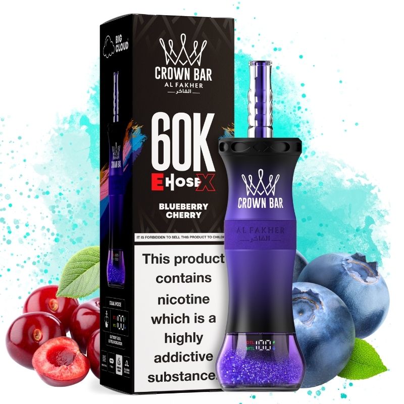 Al Fakher 60000 E-hose X Blueberry Cherry Goût - Puff Al Fakher Al Fakher 60000 E-hose X Blueberry Cherry Goût - Puff Al Fakher