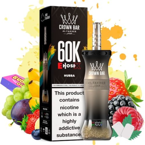 Al Fakher 60000 E-hose X Hubba Goût - Puff Al Fakher Al Fakher 60000 E-hose X Hubba Goût - Puff Al Fakher