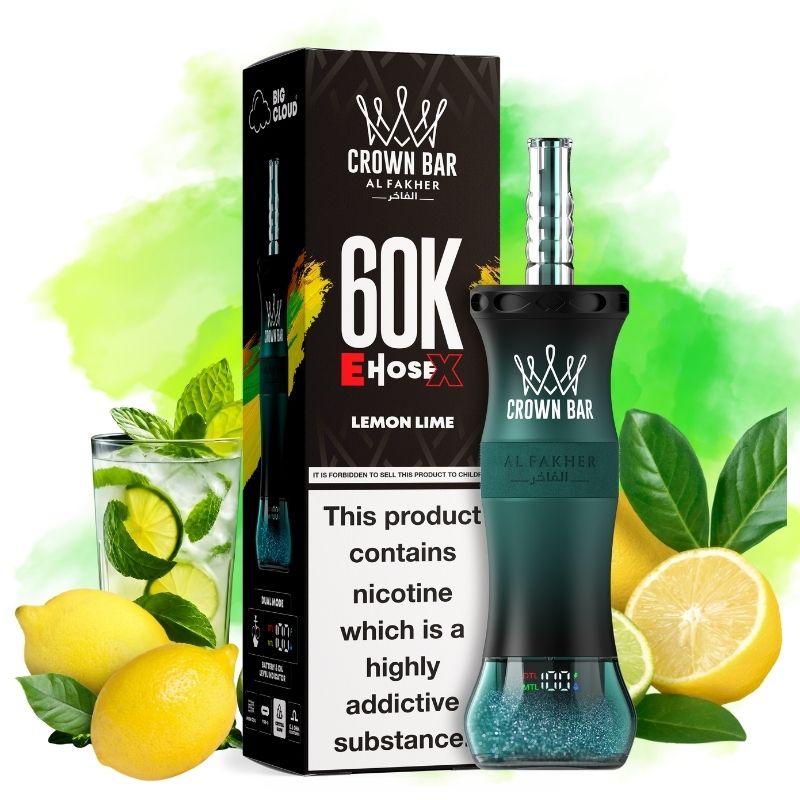Al Fakher 60K E-hose X Lemon Lime Goût - Puff Al Fakher Al Fakher 60K E-hose X Lemon Lime Goût - Puff Al Fakher