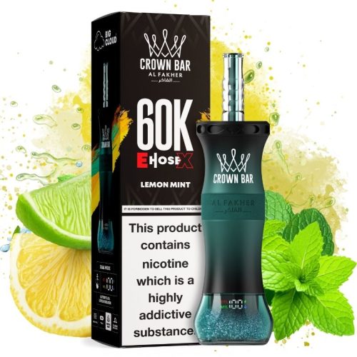 Al Fakher 60K E-hose X Lemon Mint Goût - Puff Al Fakher Al Fakher 60K E-hose X Lemon Mint Goût - Puff Al Fakher