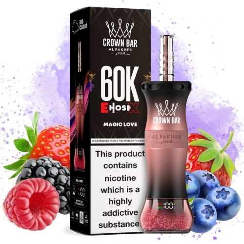 Al Fakher 60000 E-hose X Magic Love Goût - Puff Al Fakher Al Fakher 60000 E-hose X Magic Love Goût - Puff Al Fakher