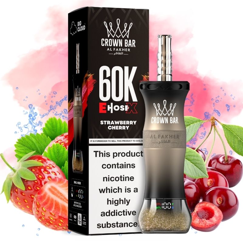 Al Fakher 60K E-hose X Strawberry Cherry Goût - Puff Al Fakher Al Fakher 60K E-hose X Strawberry Cherry Goût - Puff Al Fakher