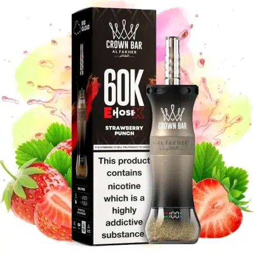 Al Fakher E-hose X 60000 Strawberry Punch Goût - Puff Al Fakher