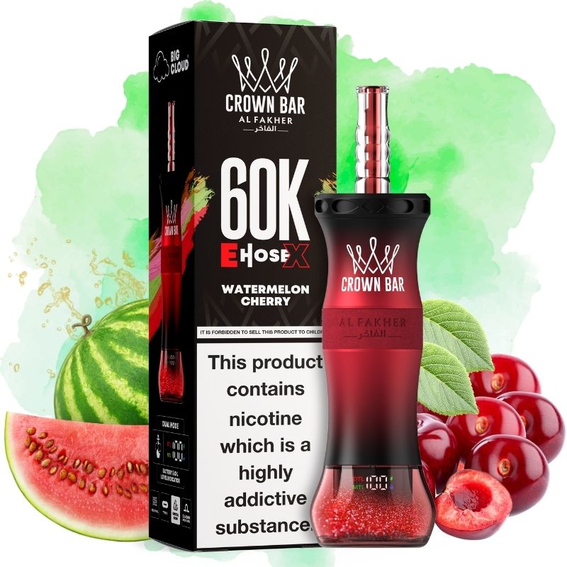Al Fakher 60000 E-hose X Watermelon Cherry Goût - Puff Al Fakher Al Fakher 60000 E-hose X Watermelon Cherry Goût - Puff Al Fakher