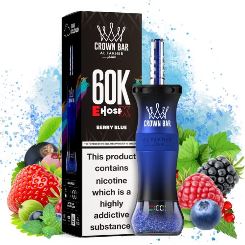 Al Fakher E-hose X 60000 Berry Blue - Puff Al Fakher