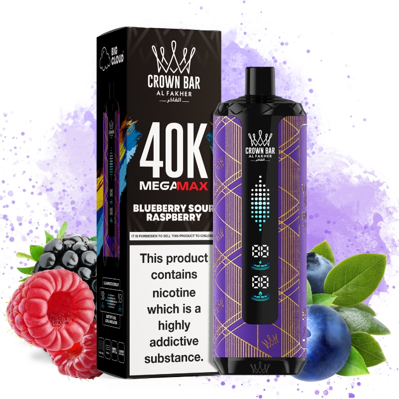 Al Fakher Mega Max 40000 Blueberry Sour Raspberry - Puff Al Fakher Al Fakher Mega Max 40000 Blueberry Sour Raspberry - Puff Al Fakher