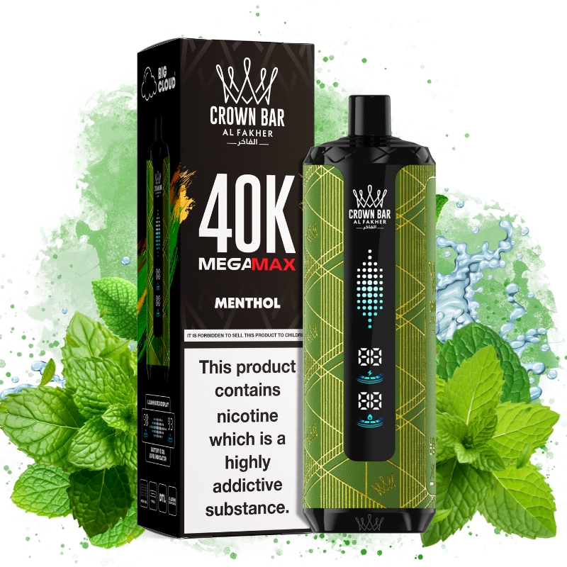 Al Fakher Mega Max 40000 MENTHOL - Puff Al Fakher Al Fakher Mega Max 40000 MENTHOL - Puff Al Fakher