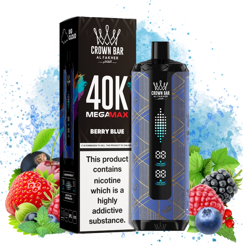 Al Fakher Mega Max 40000 Berry Blue - Puff Al Fakher Al Fakher Mega Max 40000 Berry Blue - Puff Al Fakher